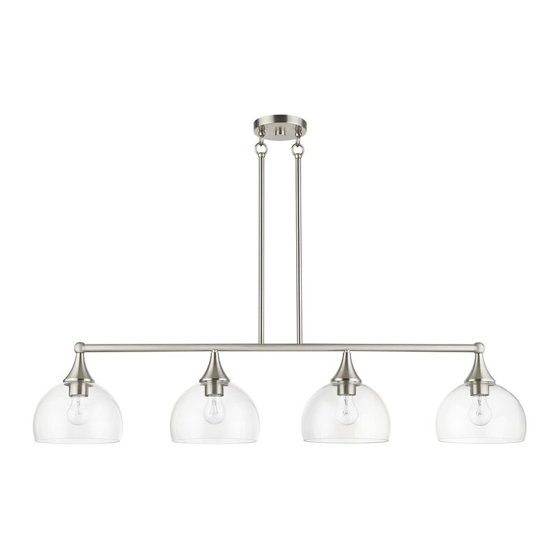 Glendon 45 Inch 4 Light Linear Suspension Light by Livex Lighting