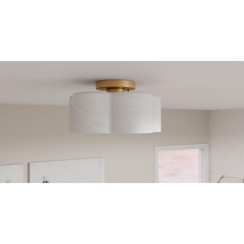 Lilly Semi Flush Mount by Quoizel