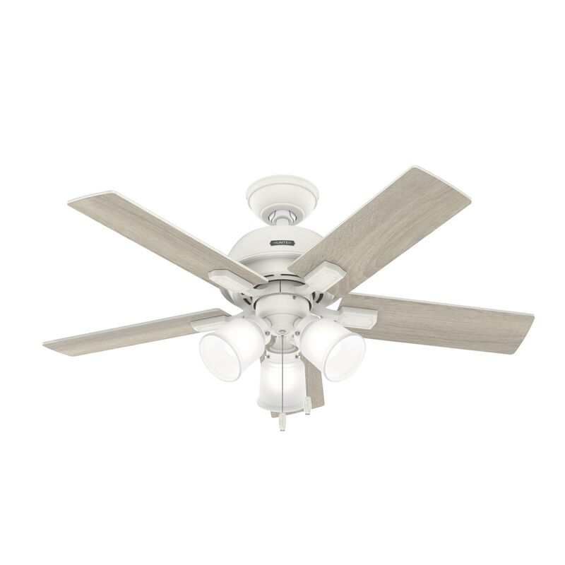 Crystal Peak 44 Inch Ceiling Fan with Light Kit by Hunter Fan - Clearance