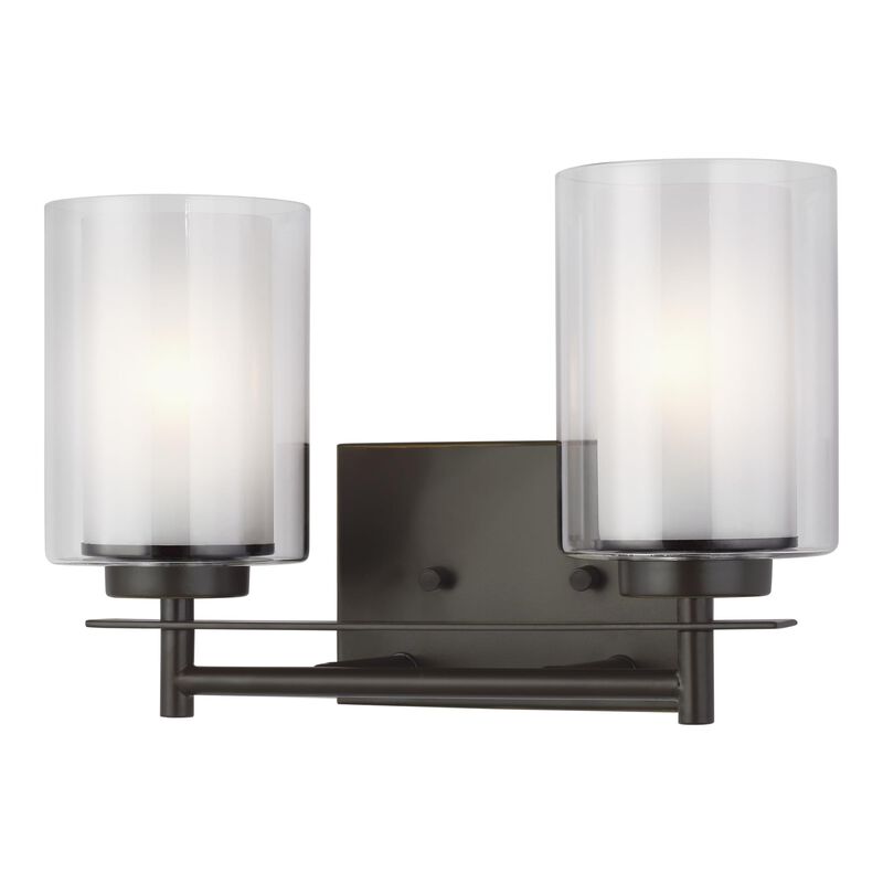 Elmwood Park 13 Inch 2 Light Bath Vanity Light by Generation Lighting