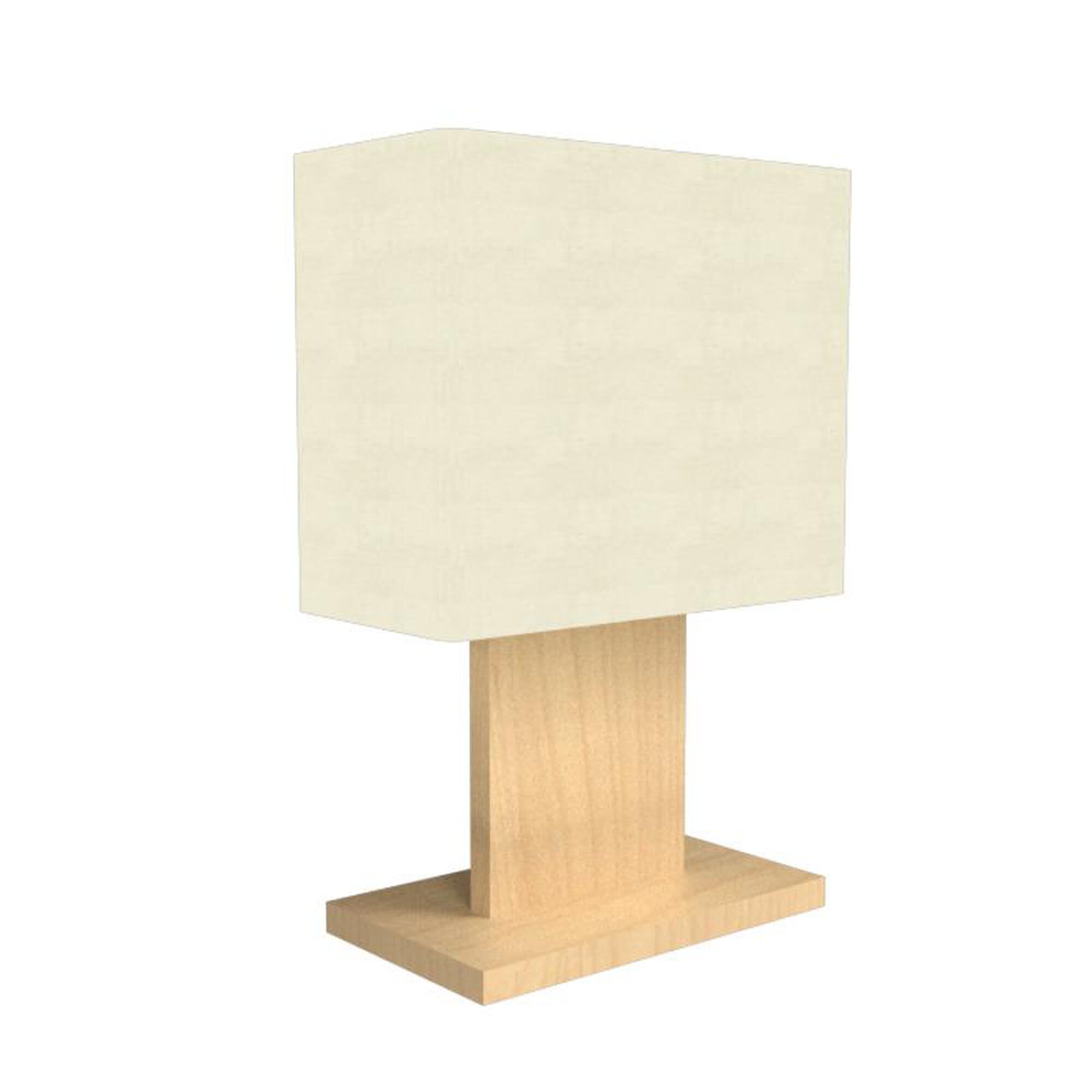 Shown in Maple finish and Raw Cotton shade