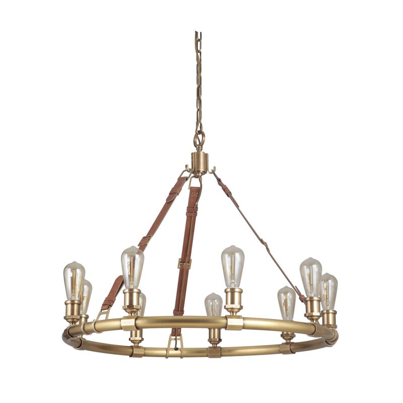 Huxley 34 Inch 9 Light Chandelier by Craftmade