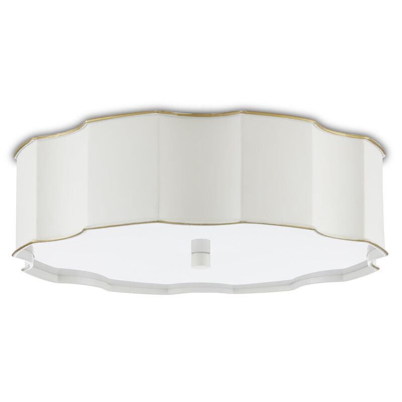 Wexford 19 Inch 3 Light Flush Mount by Currey and Company