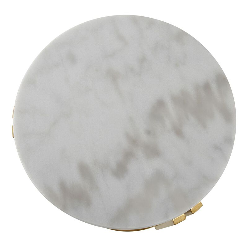 Marble End Table by Stylecraft