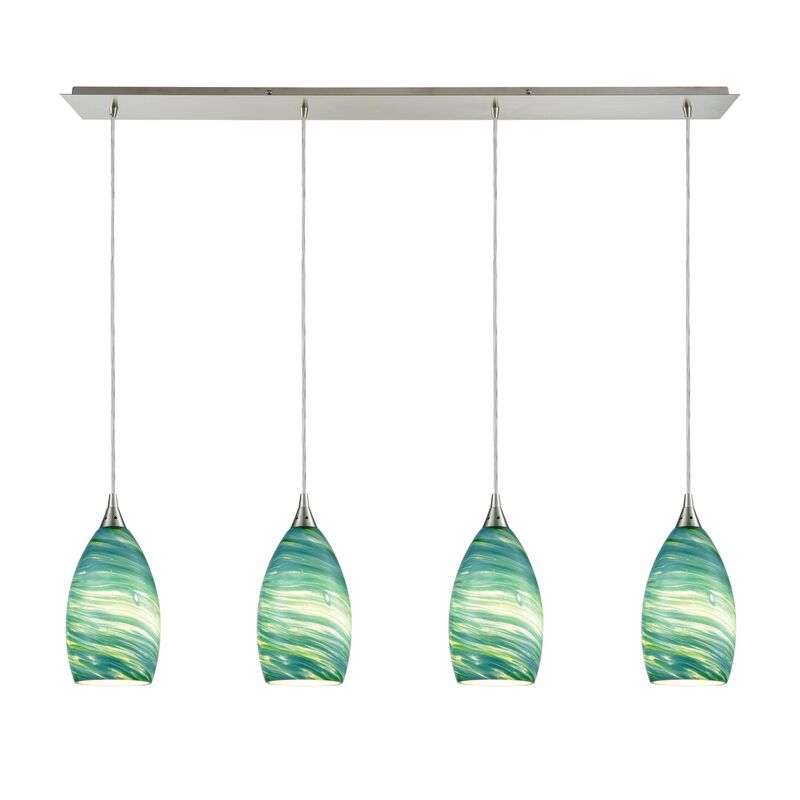 Collanino 46 Inch 4 Light Linear Suspension Light by ELK Lighting