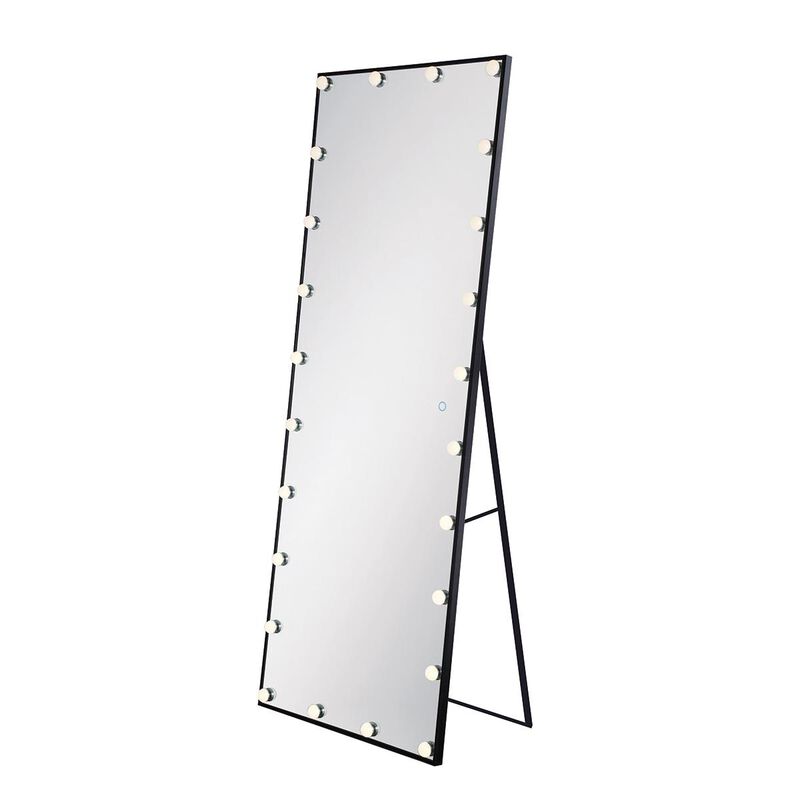 LED RECTANGULAR FREESTANDING MIRROR Floor Mirror by Eurofase Lighting