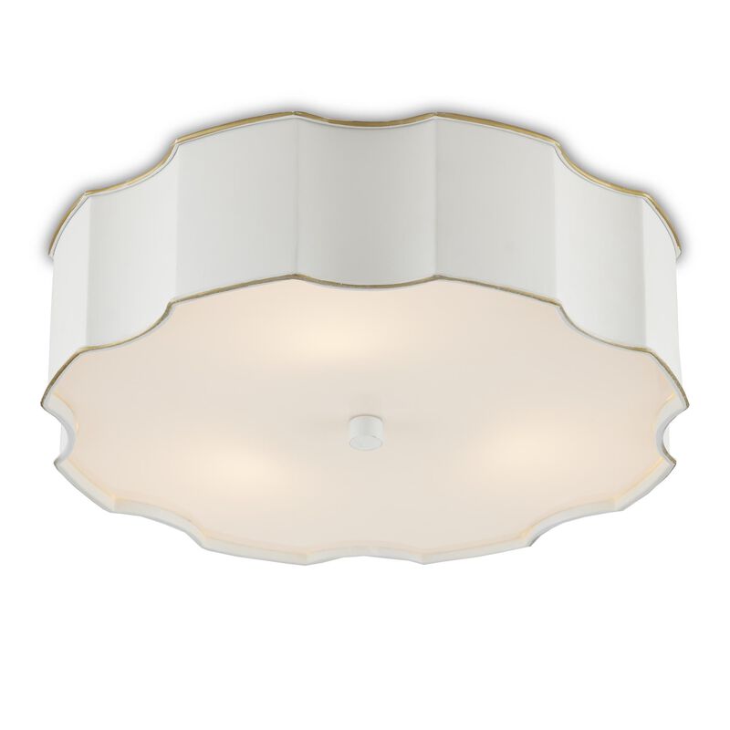 Wexford 19 Inch 3 Light Flush Mount by Currey and Company