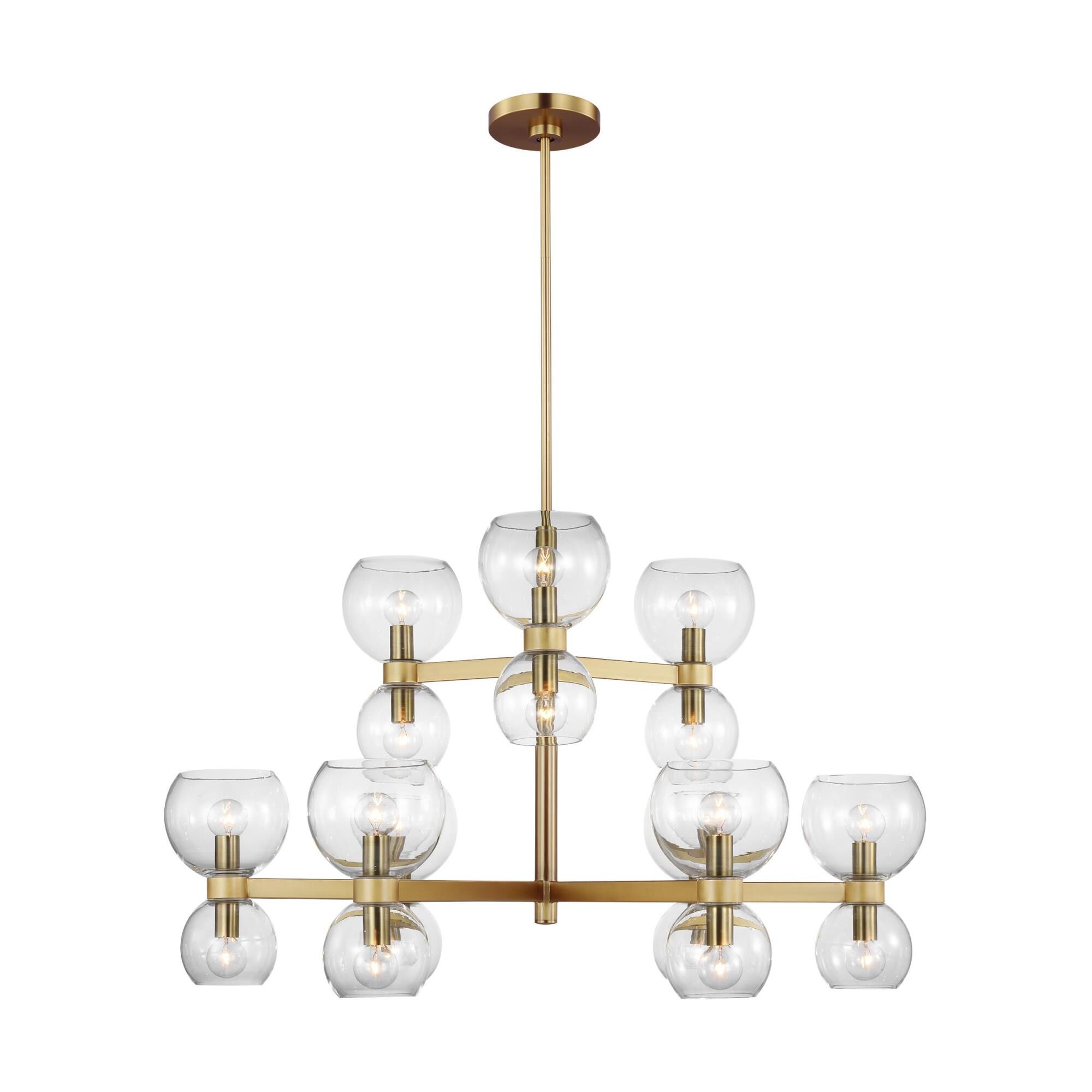 kate spade new york Londyn 36 Inch 18 Light Chandelier by Visual Comfort Studio Collection