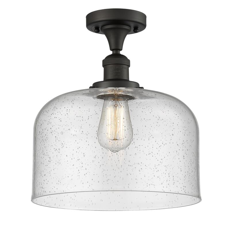 Bruno Marashlian Bell 12 Inch 1 Light Semi Flush Mount by Innovations Lighting