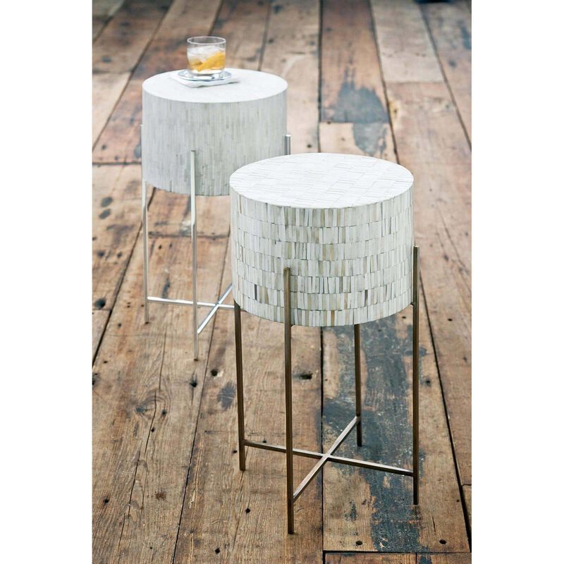 Bone Drum Accent Table by Regina Andrew