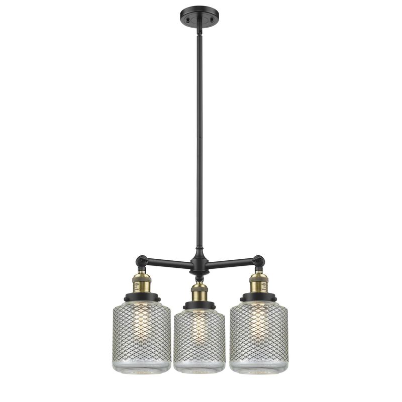 Bruno Marashlian Bare Bulb 15 Inch 3 Light Mini Chandelier by Innovations Lighting