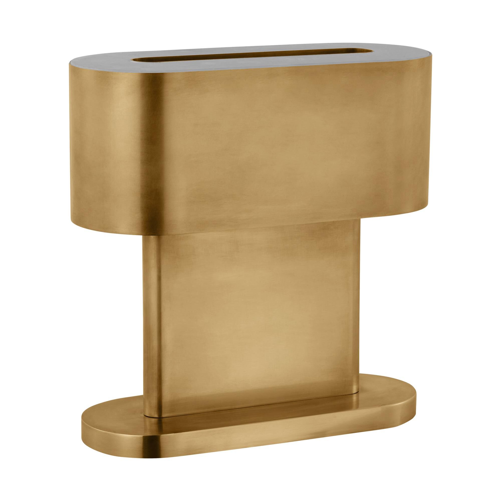 Shown in Natural Brass finish and Brass shade