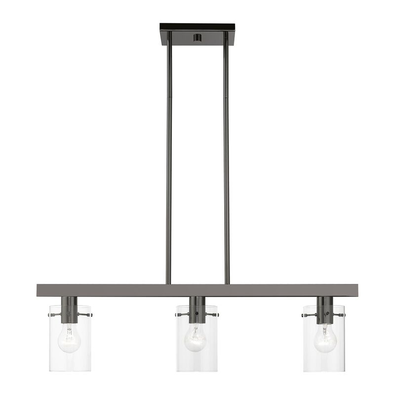 Munich 30 Inch 3 Light Linear Suspension Light by Livex Lighting