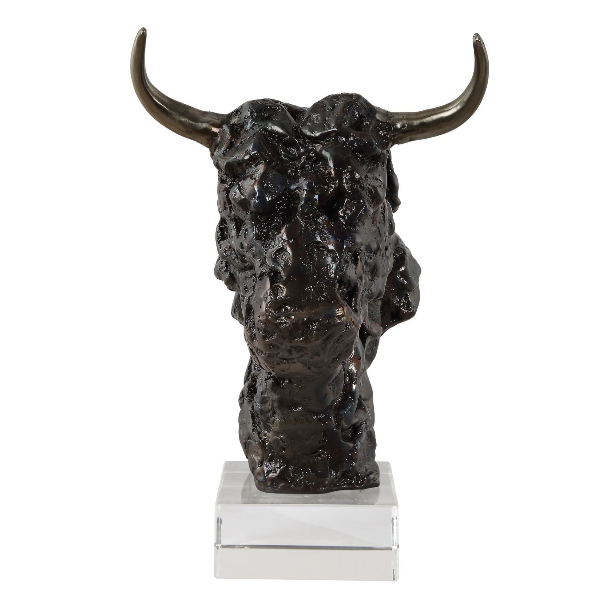 Shown in Introducing Our Exquisite Bison Bust, A Majestic Symbol Of Strength And Elegance. Crafted In Tarnish finish