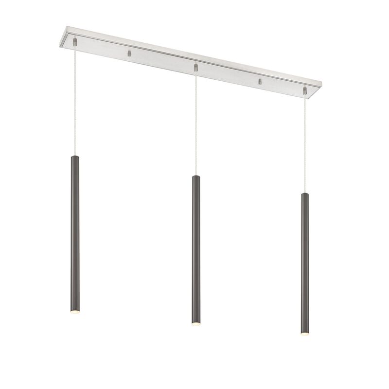 Forest 46 Inch 3 Light LED Linear Suspension Light by Z-Lite