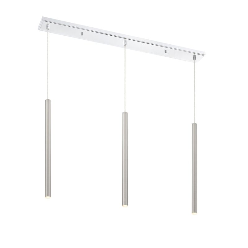 Forest 46 Inch 3 Light LED Linear Suspension Light by Z-Lite