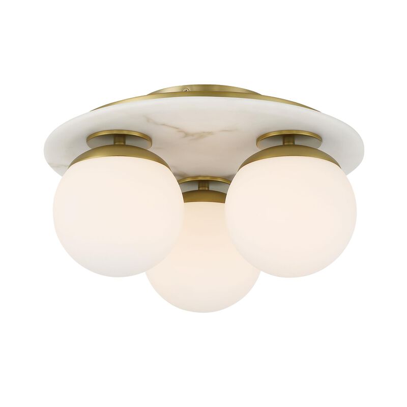 Orban 15 Inch 3 Light Semi Flush Mount by Minka Lavery