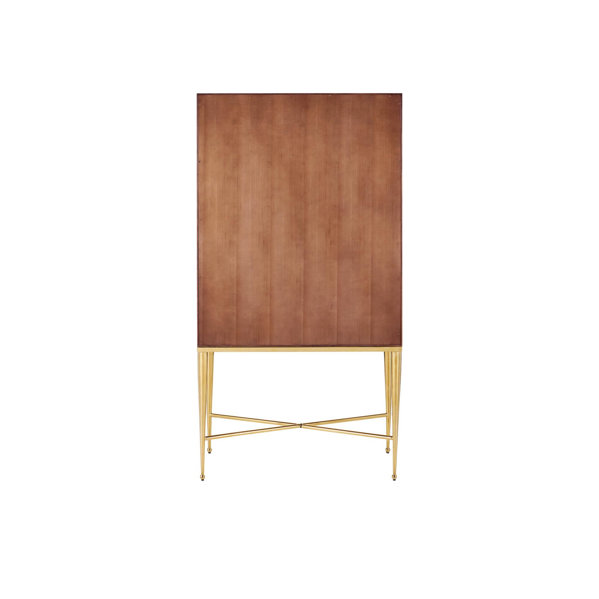 Shown in Tawny Brown/Polished Brass/Mirror/Natural/Clear/Rose finish