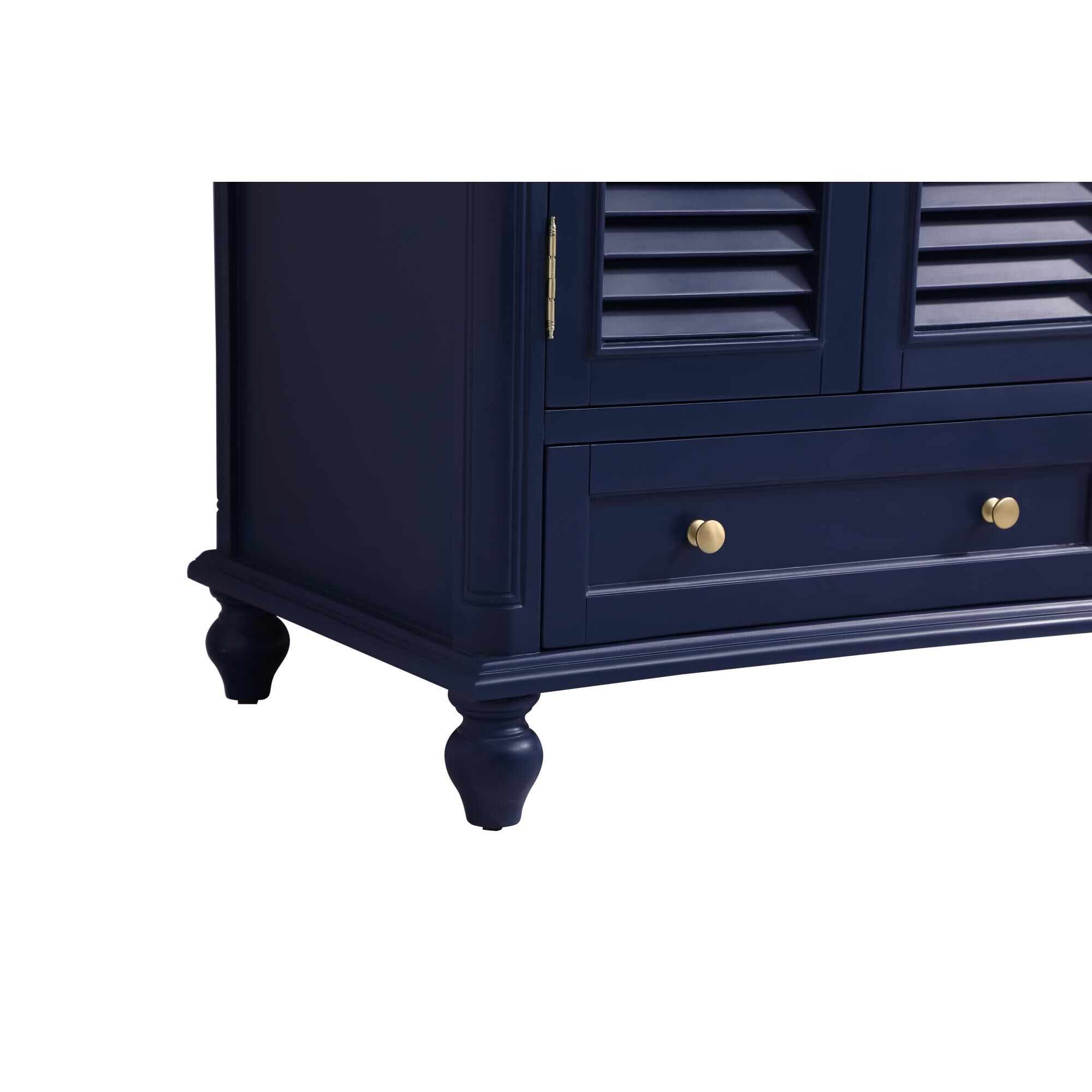 Shown in Blue finish