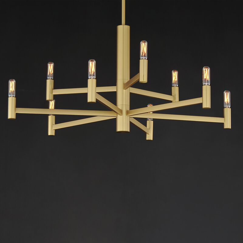 Emana 33 Inch 9 Light Chandelier by Maxim Lighting