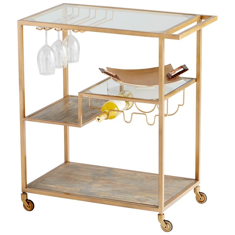 Barhand Bar Cart by Cyan Designs