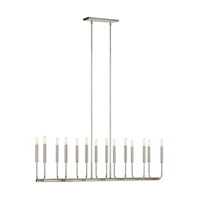 Ellen DeGeneres Brianna 47 Inch 14 Light Linear Suspension Light by Visual Comfort Studio Collection - Clearance