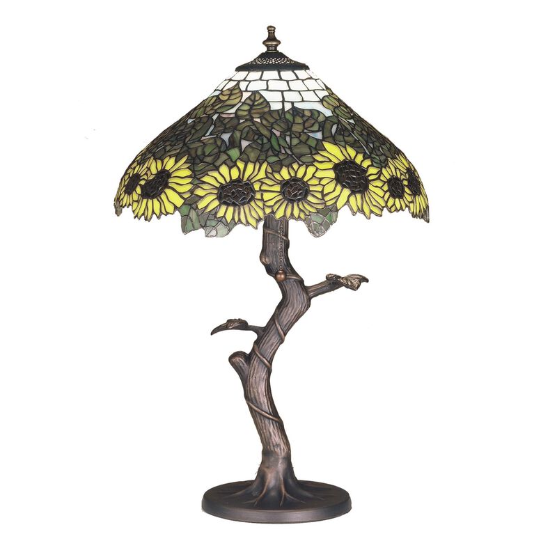 Wild Sunflower 23 Inch Table Lamp by Meyda Lighting