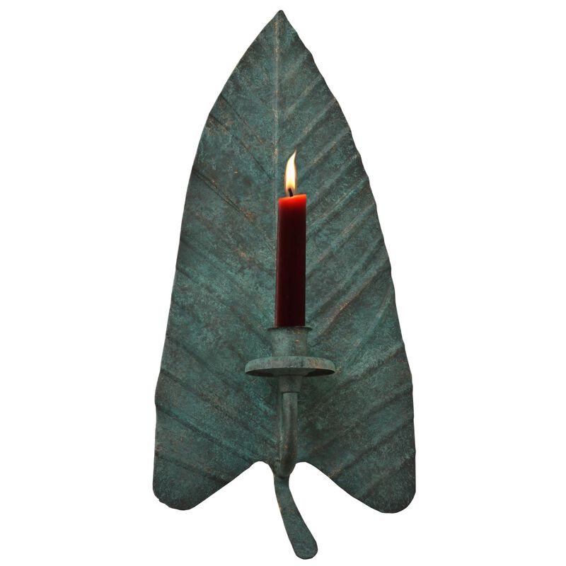 Arum Leaf Candle Holder by Meyda Lighting