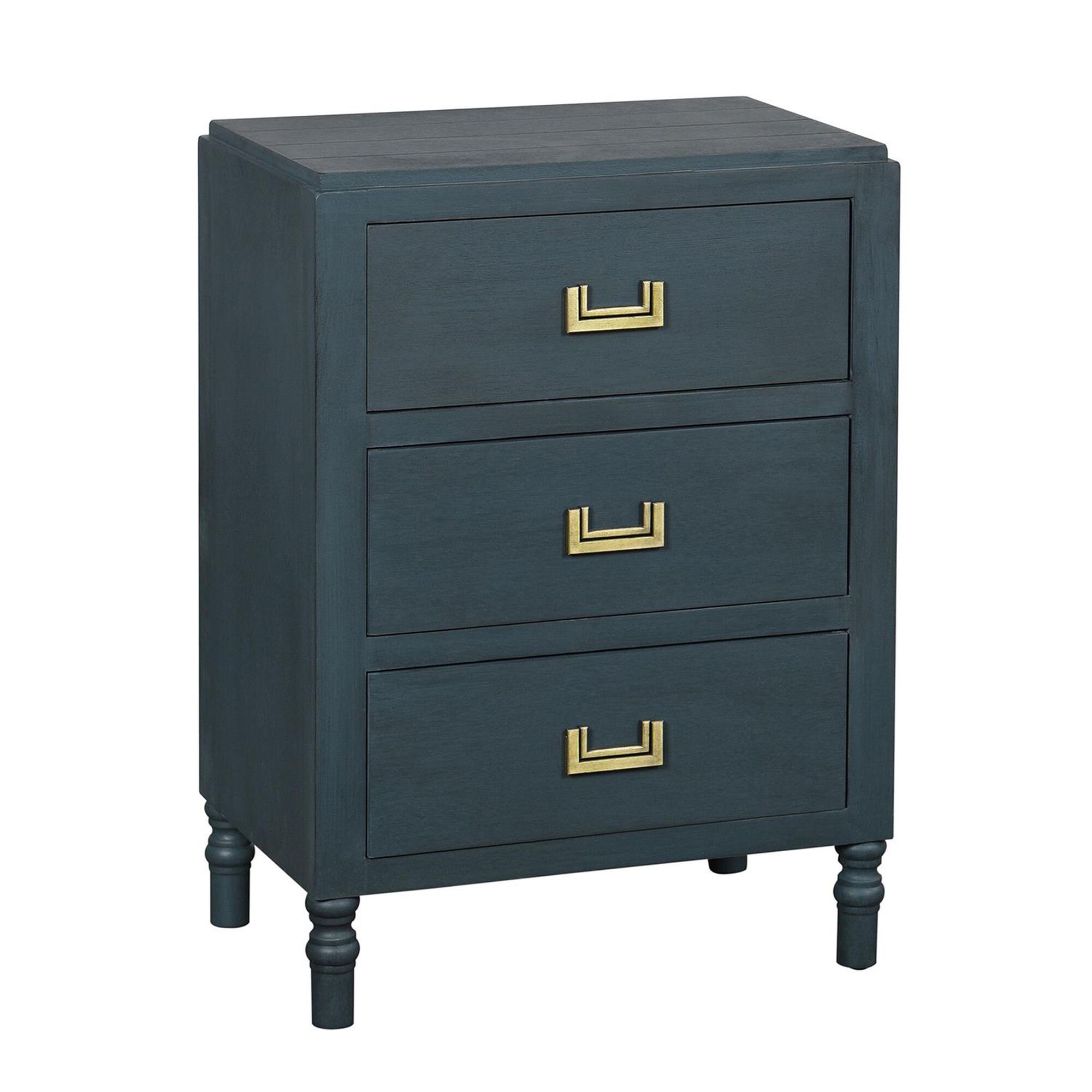 Shown in Antique Navy, Antique Gold finish