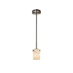 Alabaster Rocks 4 Inch Mini Pendant by Justice Design Group