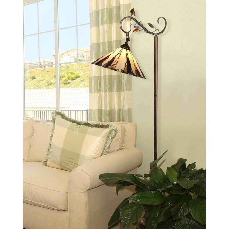 Ripley Tiffany 60 Inch Reading Lamp by Dale Tiffany