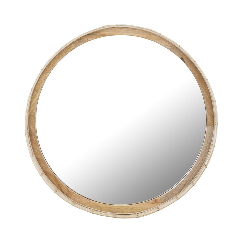 Vannerie 30 Inch Decorative Mirror by Maxim Lighting