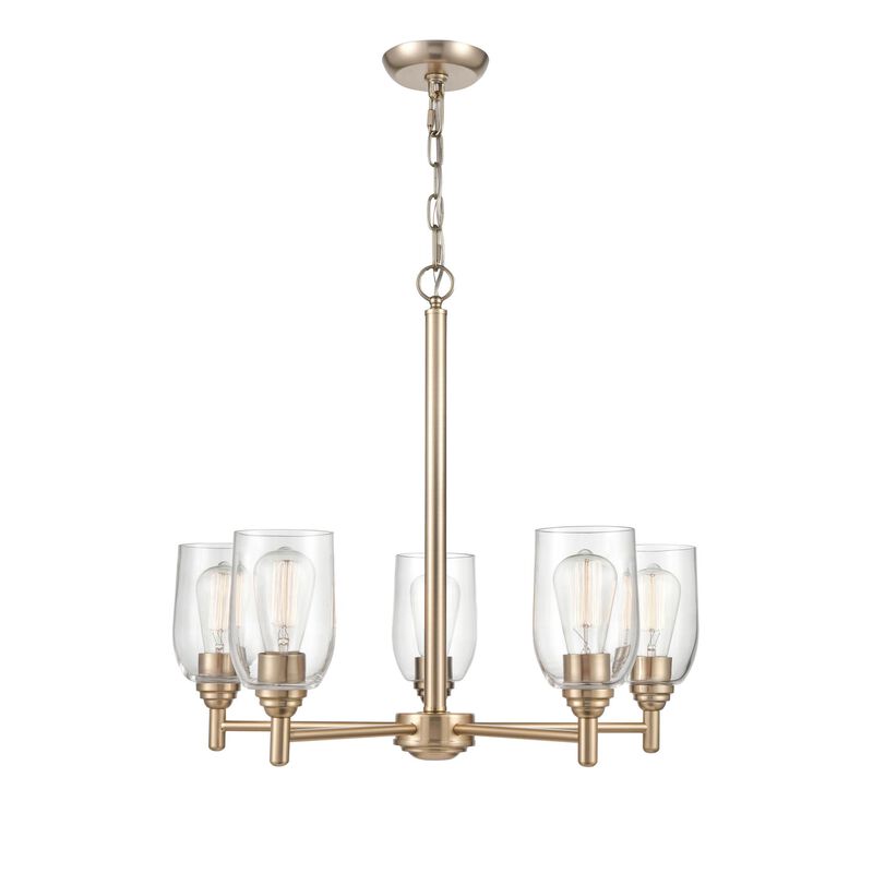 Arlett 25 Inch 5 Light Chandelier by Millennium Lighting