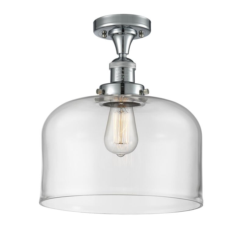 Bruno Marashlian Bell 12 Inch 1 Light Semi Flush Mount by Innovations Lighting