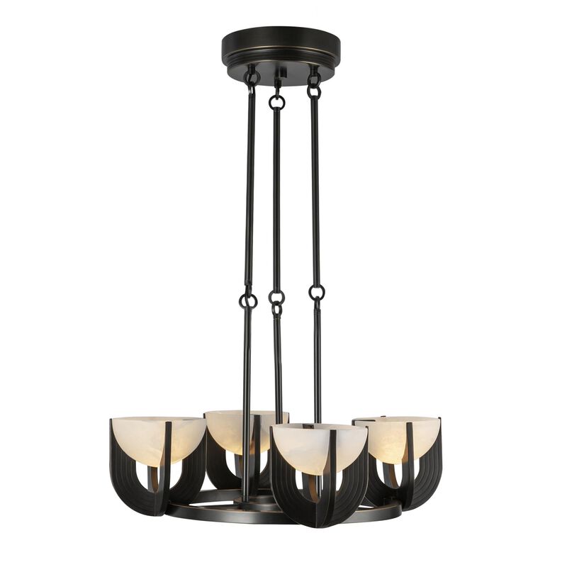 Elisa Carlucci Colette 22 Inch LED Chandelier by Alora Lighting