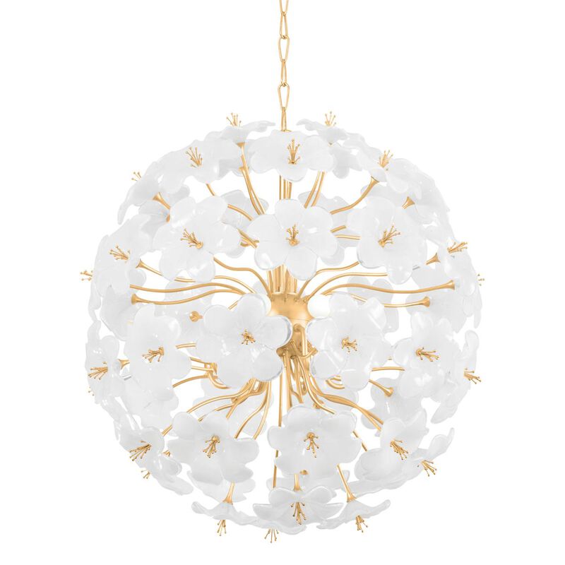 Hygea 33 Inch Chandelier by Corbett Lighting