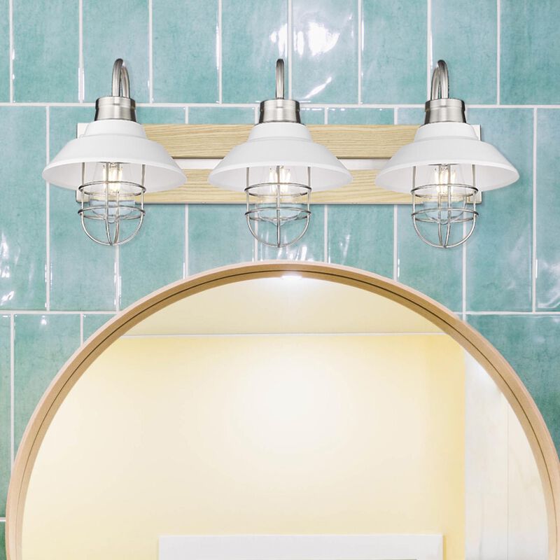 Fraser 26 Inch Bath Vanity Light by Golden Lighting