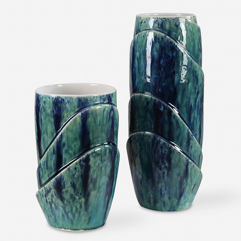 Renee Wightman Tranquil Duo Vase-Urn by Uttermost