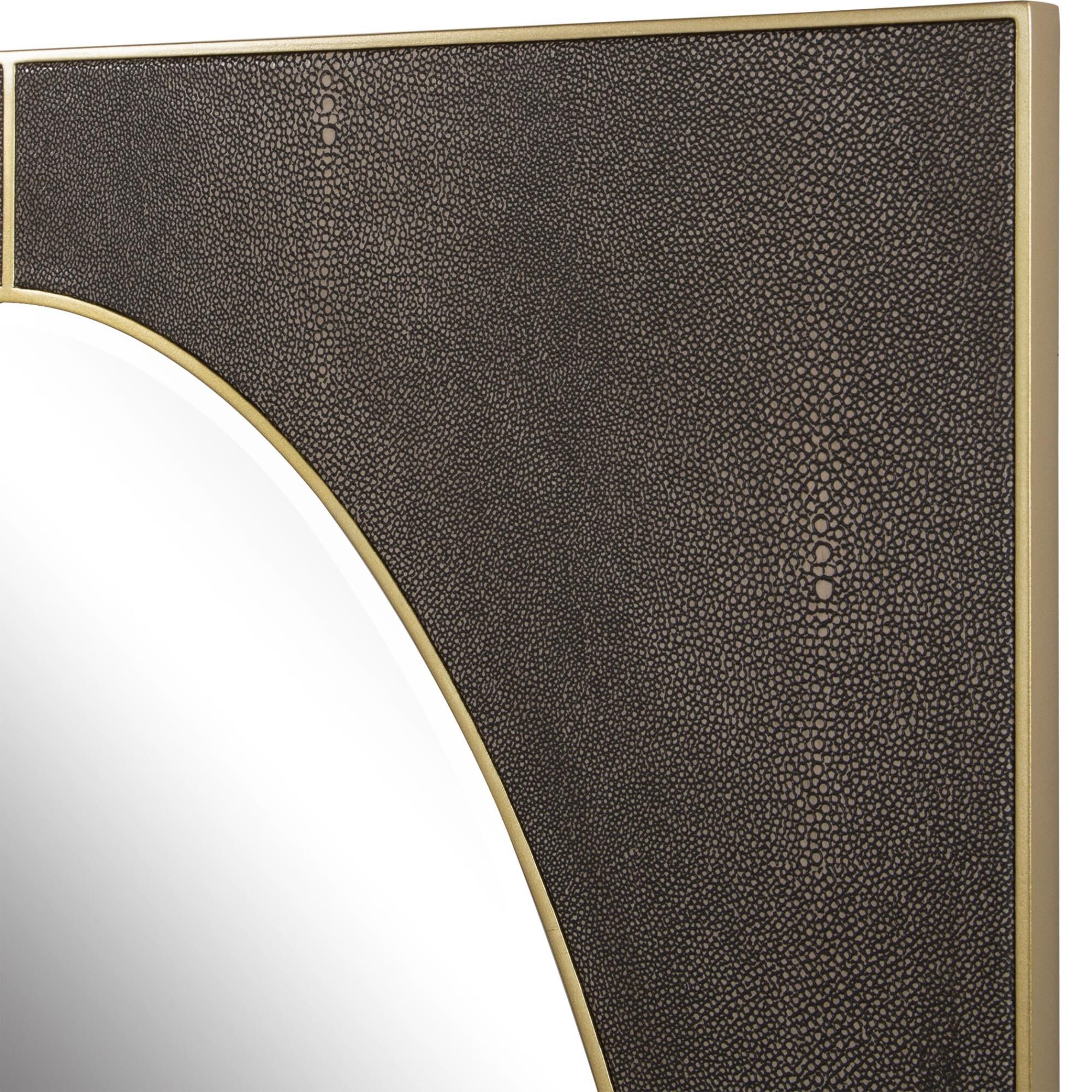 Shown in Gray and Antique Brushed Brass finish