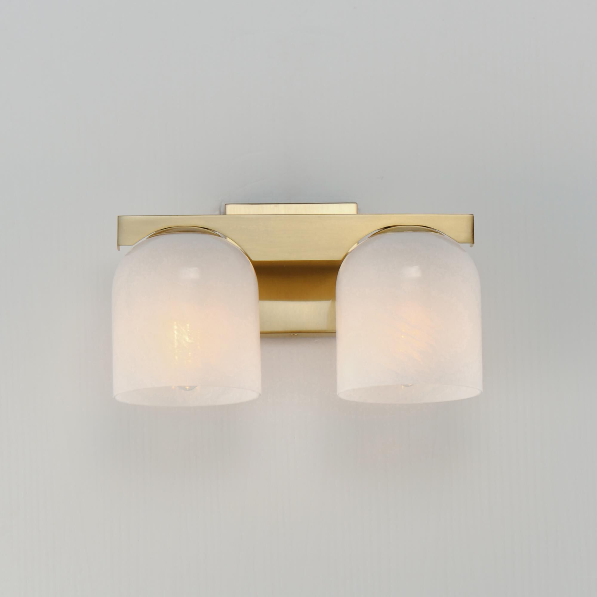 Shown in Natural Aged Brass finish and Marble glass and Glass shade