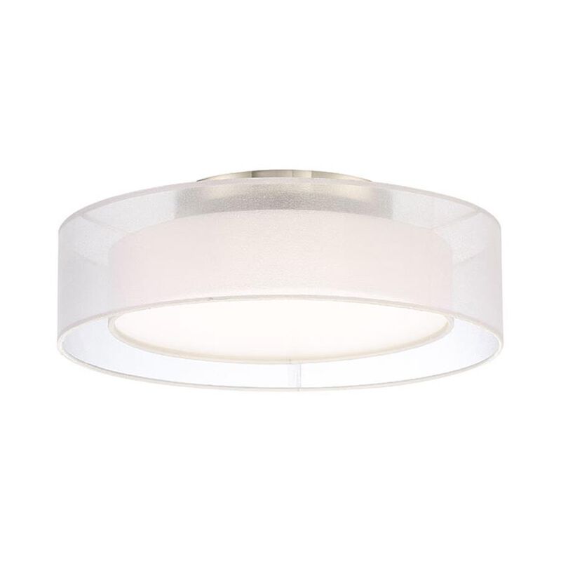 Metropolis 18 Inch 1 Light LED Semi Flush Mount by Modern Forms