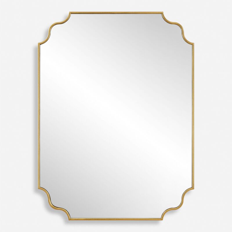 Uttermost Lennyn Gold Vanity Mirror Decorative Mirrors by Uttermost