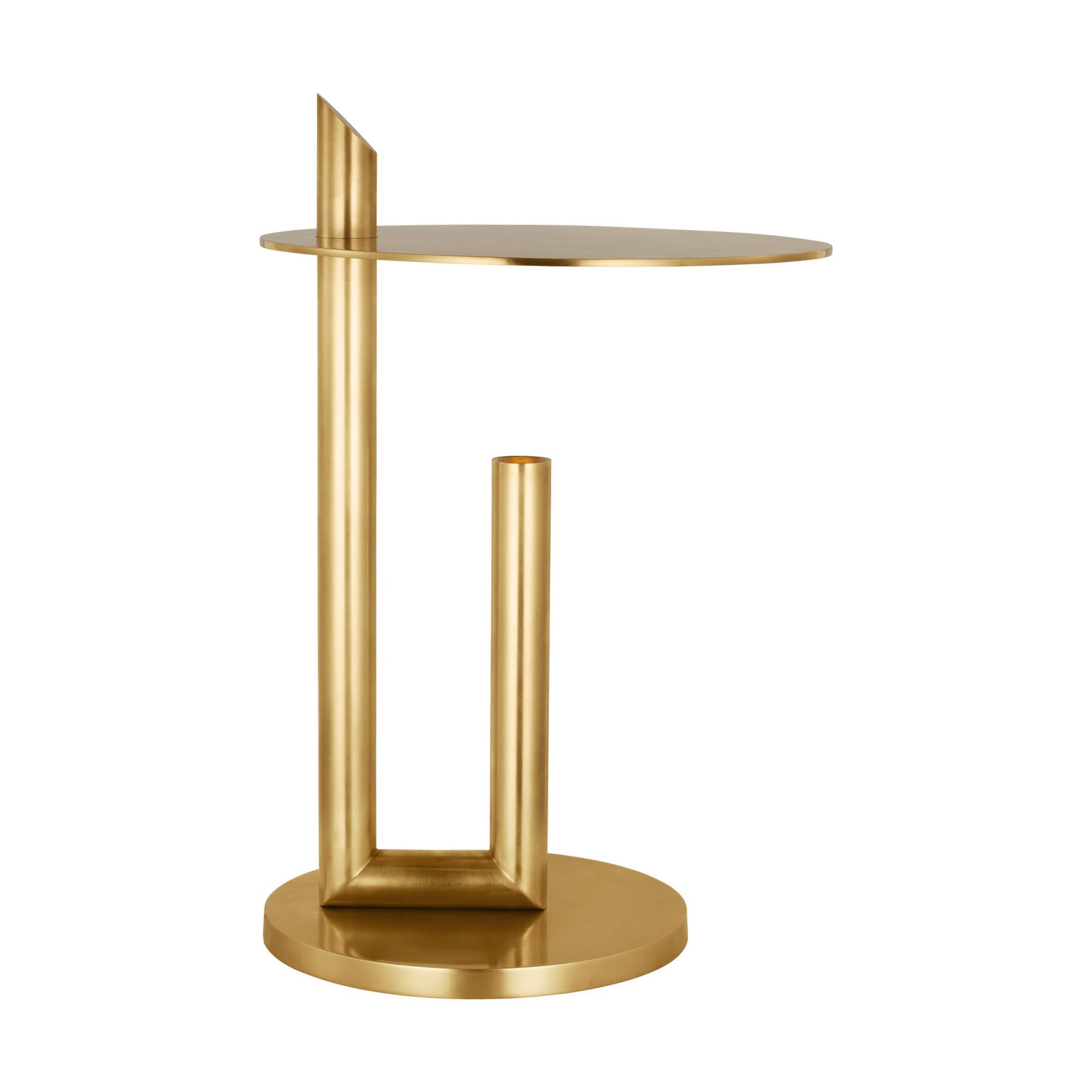 Shown in Natural Brass finish and Acrylic shade