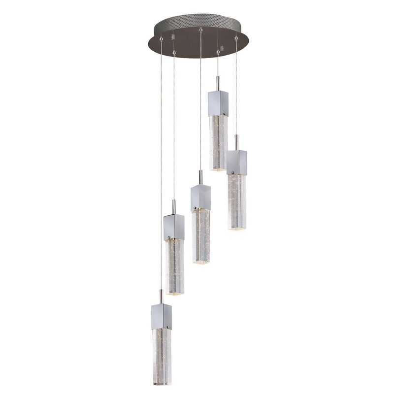 Fizz Iii 13 Inch 5 Light LED Multi Light Pendant by ET2 Lighting