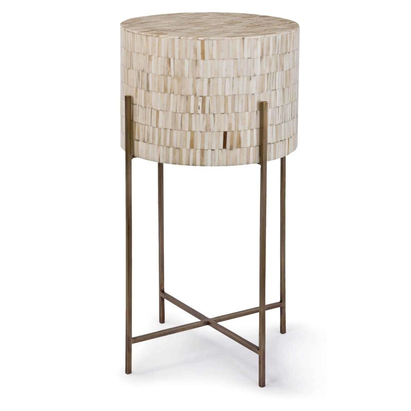 Bone Drum Accent Table by Regina Andrew