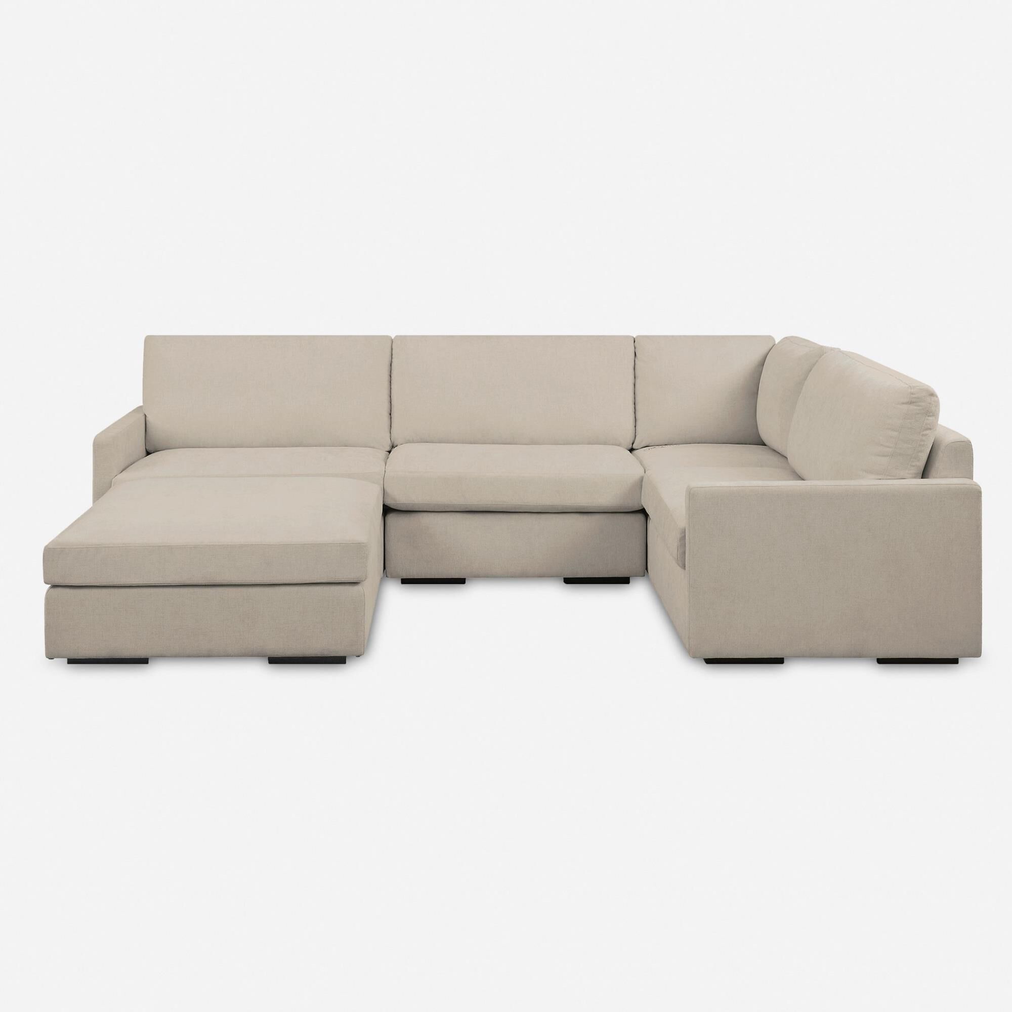 Shown in A Modern Silhouette That Offers Style And A Comfortable Place To Curl Up. The Refuge Modular Collect finish