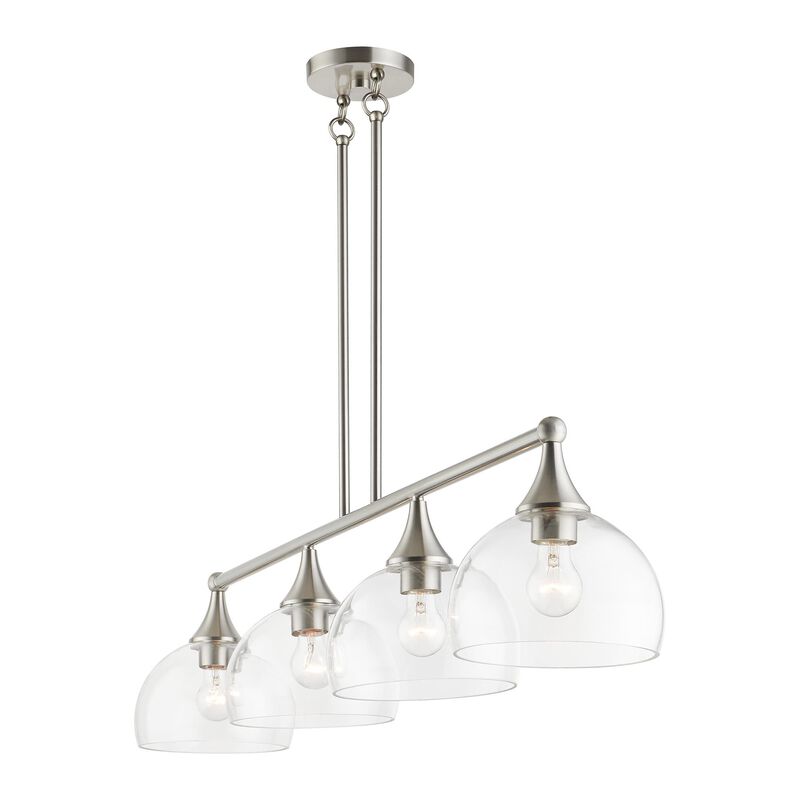 Glendon 45 Inch 4 Light Linear Suspension Light by Livex Lighting