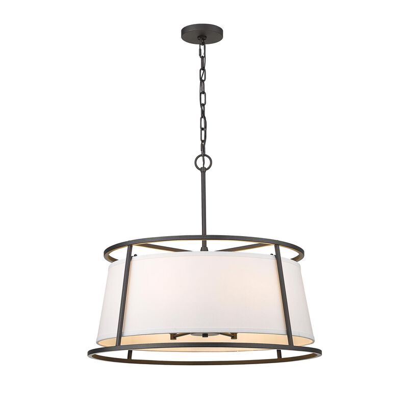 Lenyx Pendant 26 Inch 6 Light Chandelier by Z-Lite