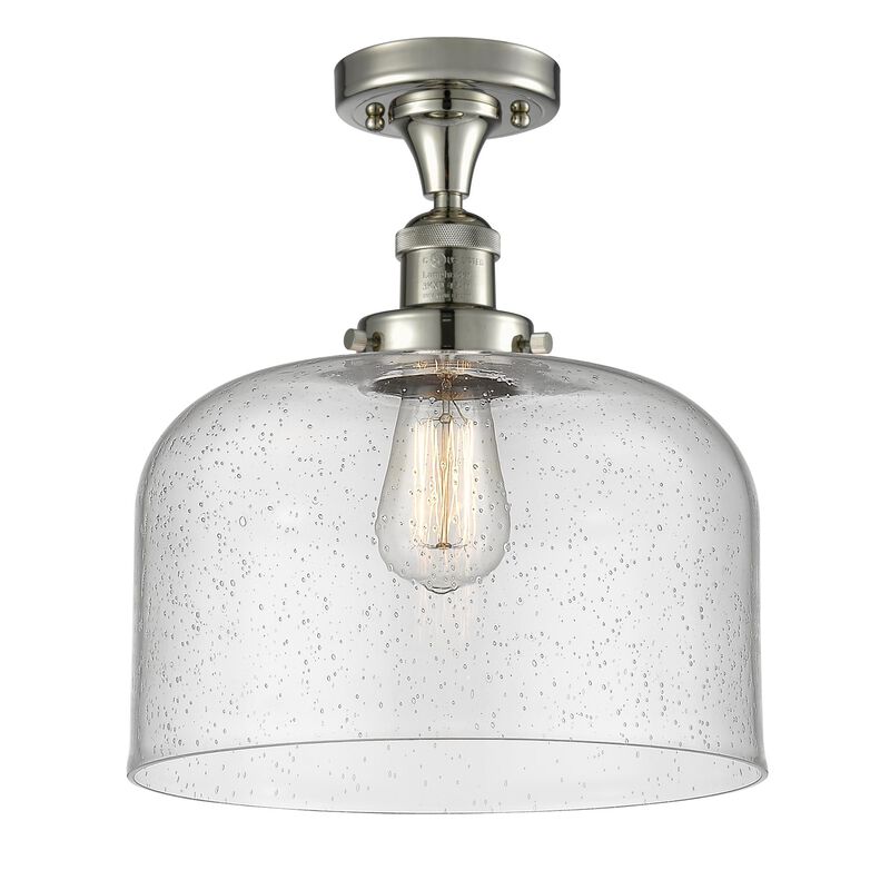 Bruno Marashlian Bell 12 Inch 1 Light Semi Flush Mount by Innovations Lighting