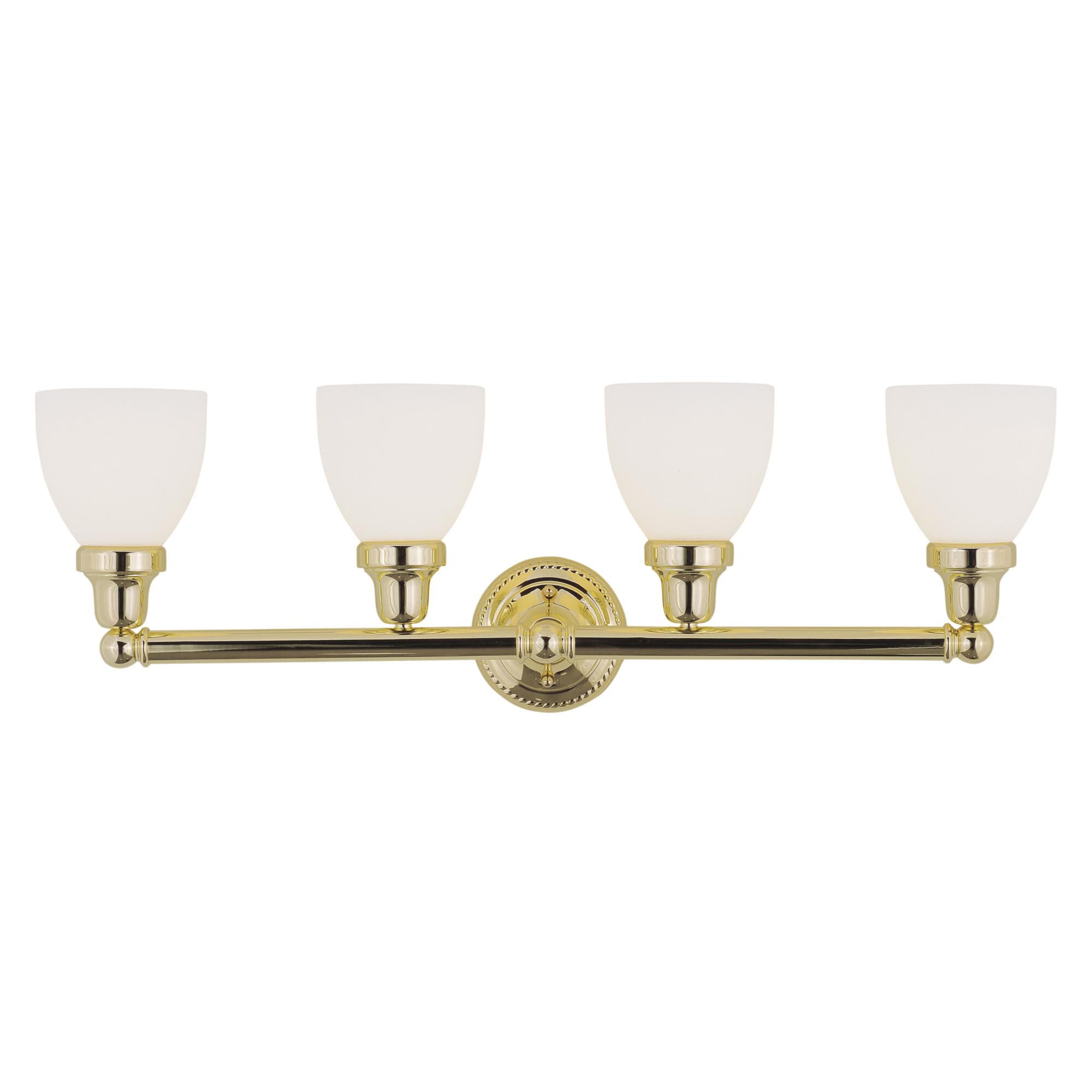 Shown in Polished Brass finish and Satin glass